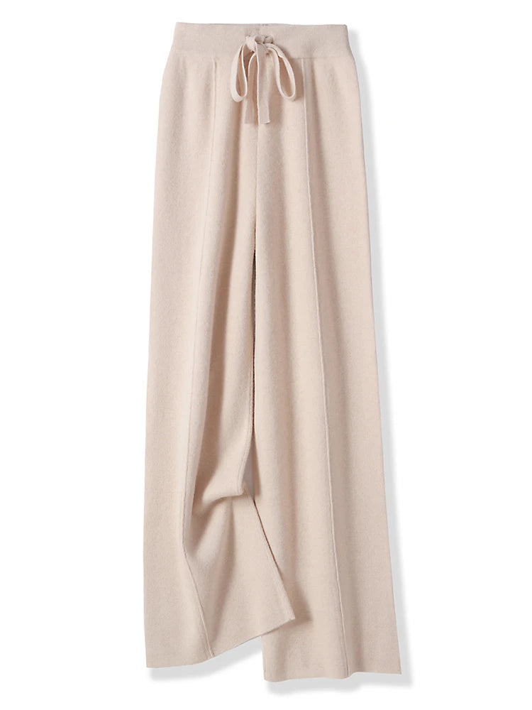 Chic Merino Wool Wide Leg Pants™