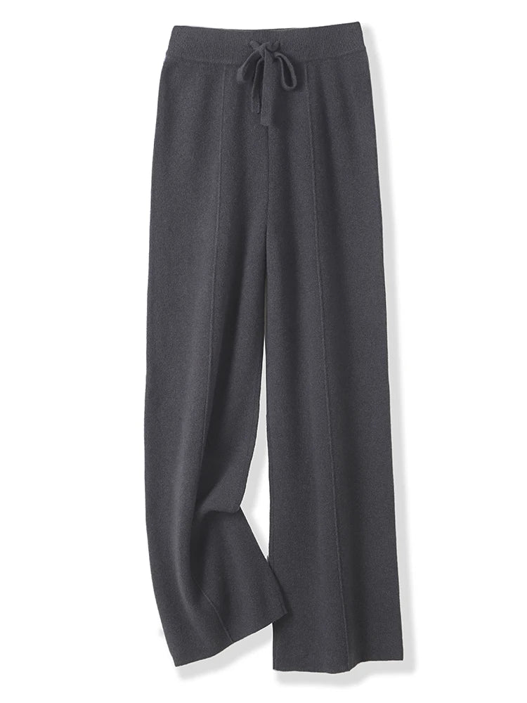 Chic Merino Wool Wide Leg Pants™