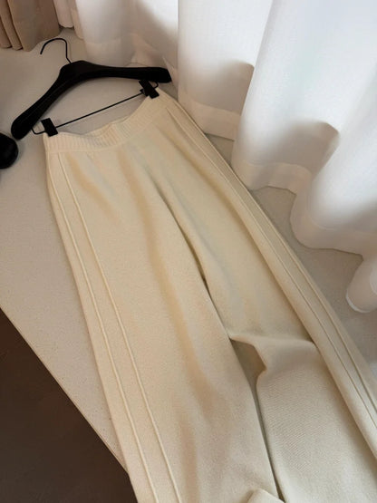 Luxurious Cashmere Wide-Leg Pants™