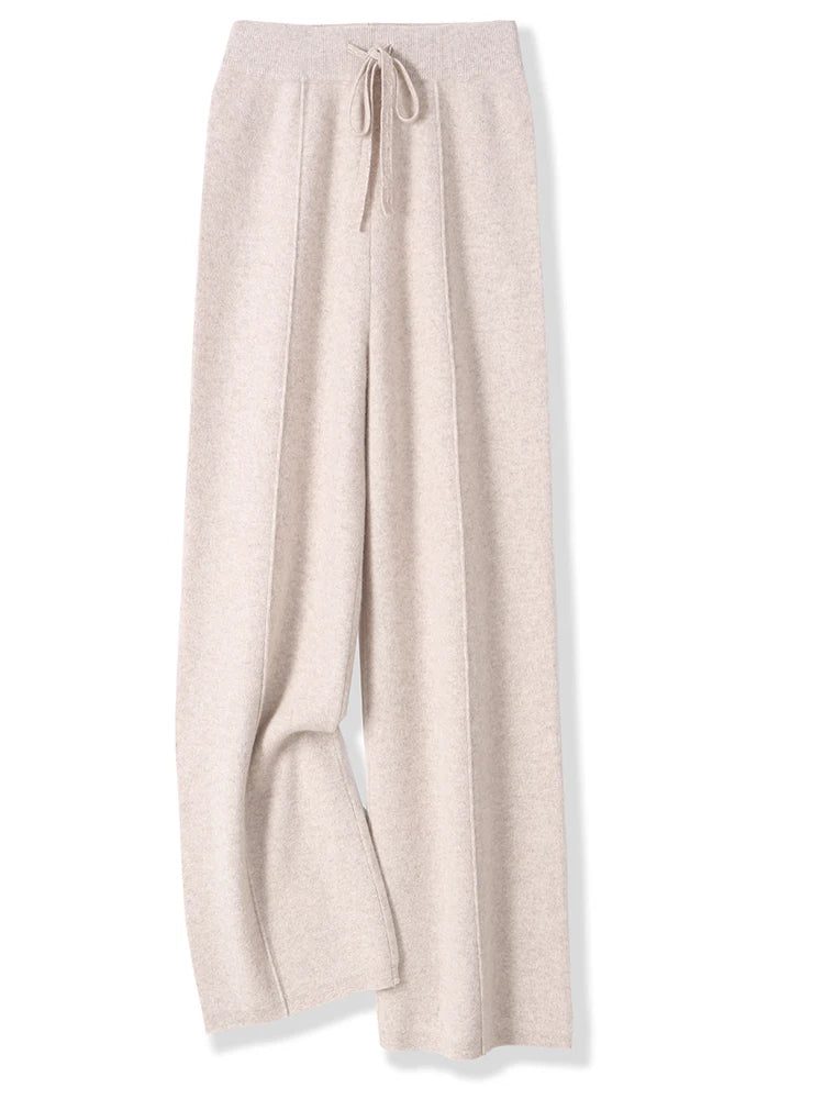 Chic Merino Wool Wide Leg Pants™