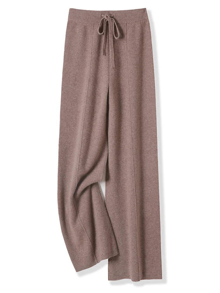 Chic Merino Wool Wide Leg Pants™